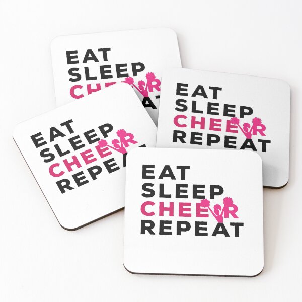 Item preview, eat sleep cheer repeat designed and sold by Ashi17.