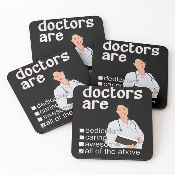 Item preview, Doctors Are Dedicated Caring Awesome - Professions We Love designed and sold by DerekJSmith.