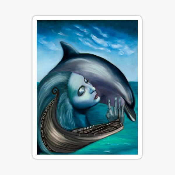 Item preview, The Nereid, the Boat and the Delphine designed and sold by xrissart.