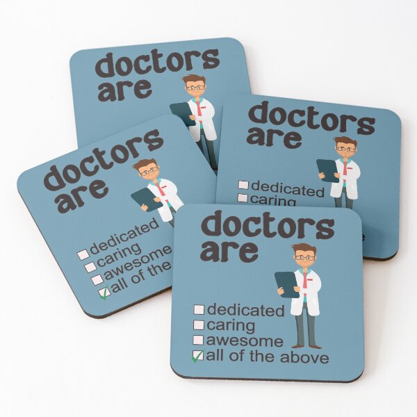 Item preview, Doctors Are Dedicated Caring Awesome - Professions We Love designed and sold by DerekJSmith.