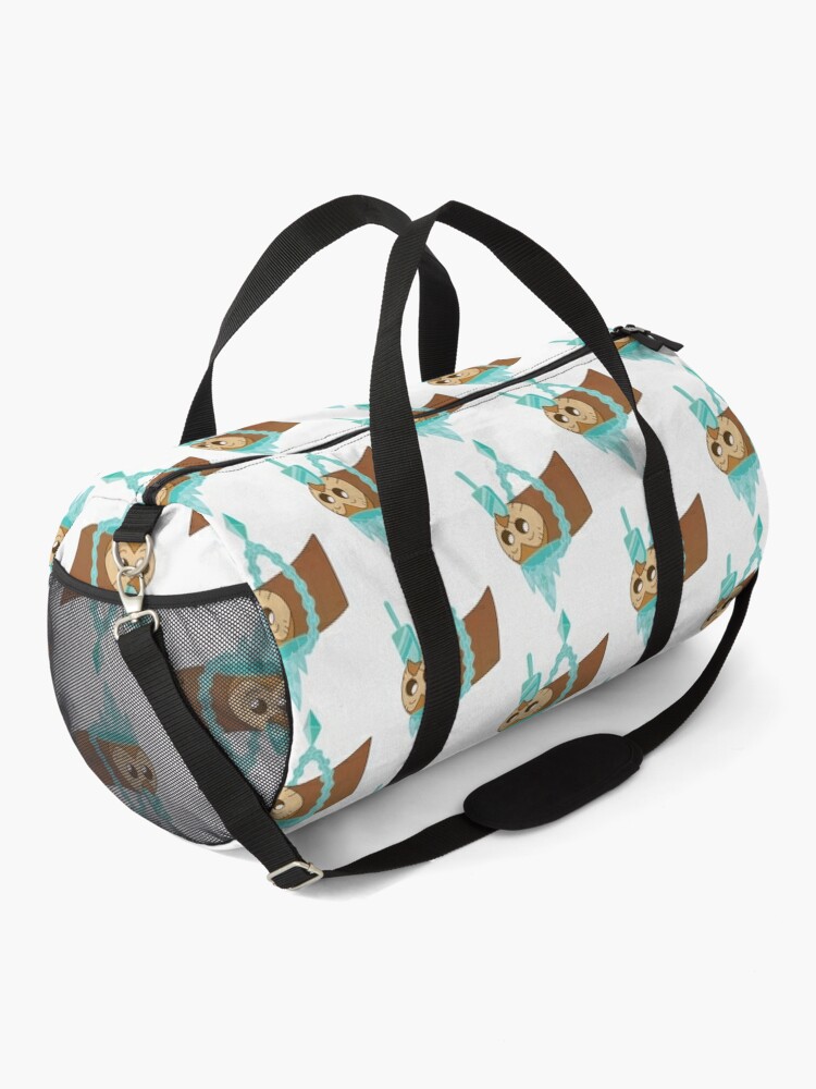 Sport Gym Bag Geometric Owl Head Travel Duffle Bag