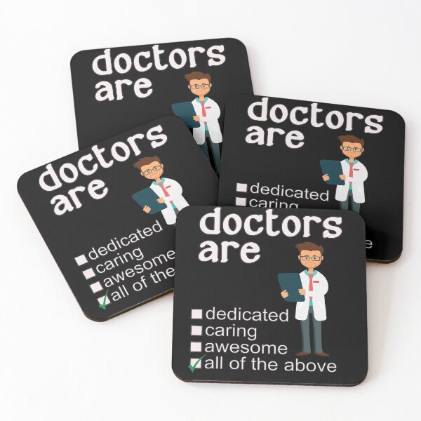 Item preview, Doctors Are Dedicated Caring Awesome - Professions We Love designed and sold by DerekJSmith.
