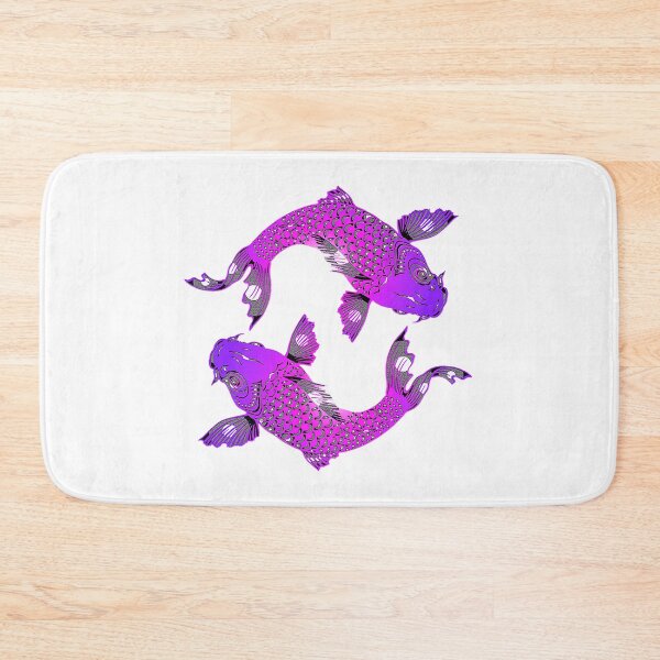 Item preview, Koi Ying yang, purple koi, fish, asian fish designed and sold by Nostrathomas66.