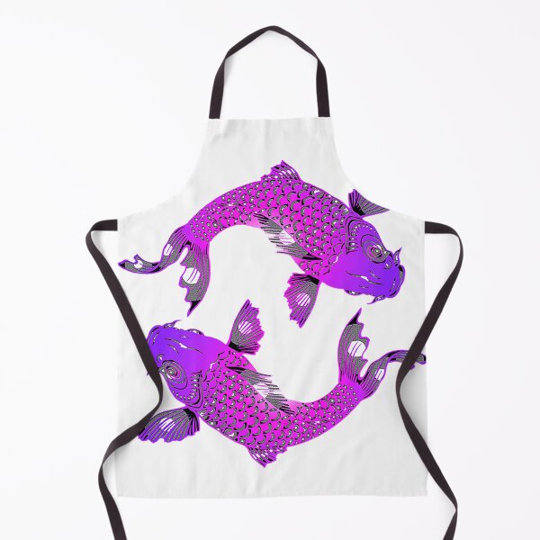 Item preview, Koi Ying yang, purple koi, fish, asian fish designed and sold by Nostrathomas66.