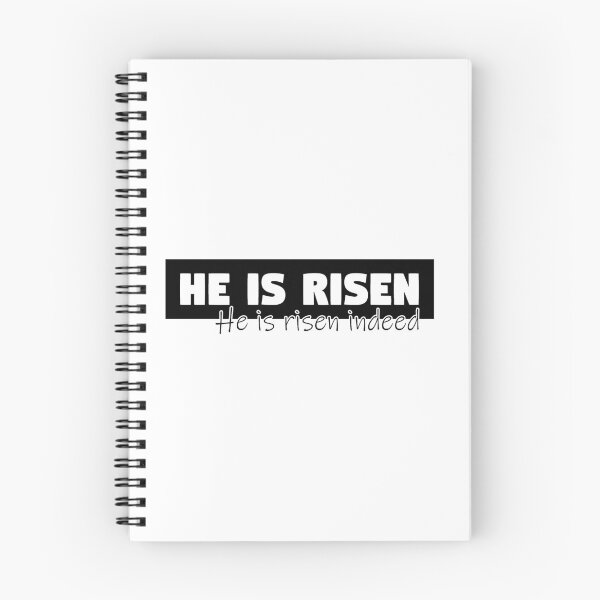 Item preview, He Is Risen, He is risen indeed designed and sold by ReformedBeard.