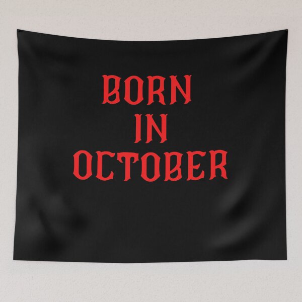 Item preview, BORN IN OCTOBER designed and sold by Tshirtpedia.