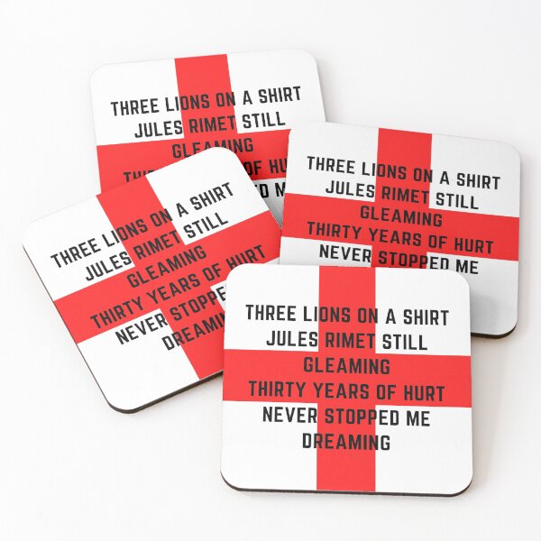Item preview, Three Lions On A Shirt - England designed and sold by (Not) The Wednesday Shop.