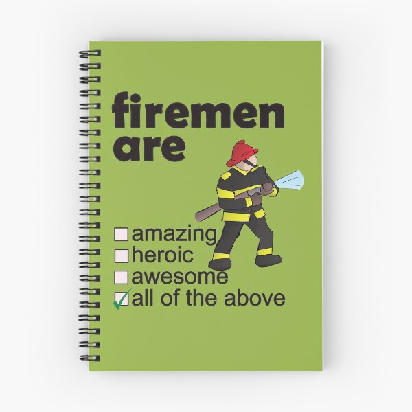 Item preview, Firemen Are Amazing Heroic Awesome - Professions We Love designed and sold by DerekJSmith.