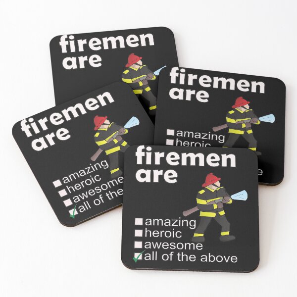 Item preview, Firemen Are Amazing Heroic Awesome - Professions We Love designed and sold by DerekJSmith.
