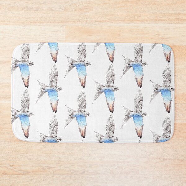 Item preview, Swallow and city  designed and sold by Elena-Kot.