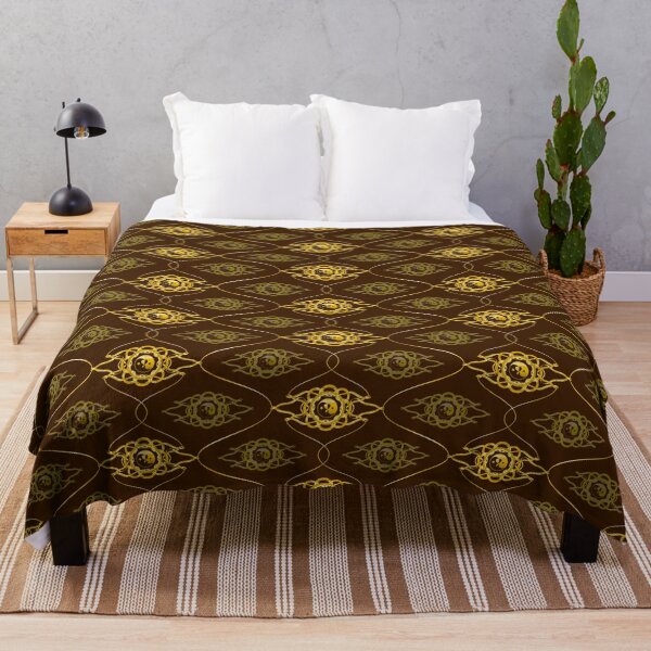 Item preview, Katy Perry Never Really Over Gold Batik Pattern Maroon Background 2 designed and sold by cryaboutitnow.