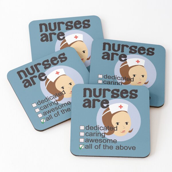 Item preview, Nurses Are Dedicated Caring Awesome - Professions We Love designed and sold by DerekJSmith.