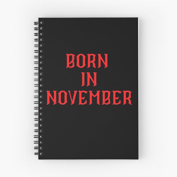 Item preview, BORN IN NOVEMBER designed and sold by Tshirtpedia.