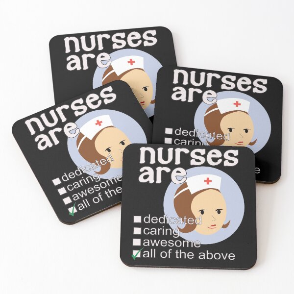 Item preview, Nurses Are Dedicated Caring Awesome - Professions We Love designed and sold by DerekJSmith.