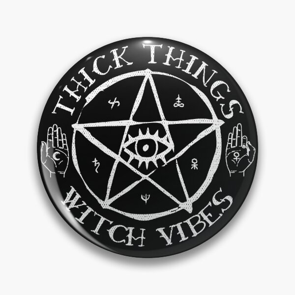 Item preview, Thick Things Witch Vibes Pentagram Devil Star Spooky Halloween runas costume   designed and sold by alenaz.
