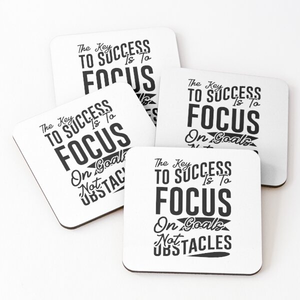 Item preview, The Key To Success Is To Focus On Goals Not Obstacles designed and sold by BC ARTWORK.