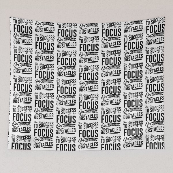 Item preview, The Key To Success Is To Focus On Goals Not Obstacles designed and sold by BC ARTWORK.