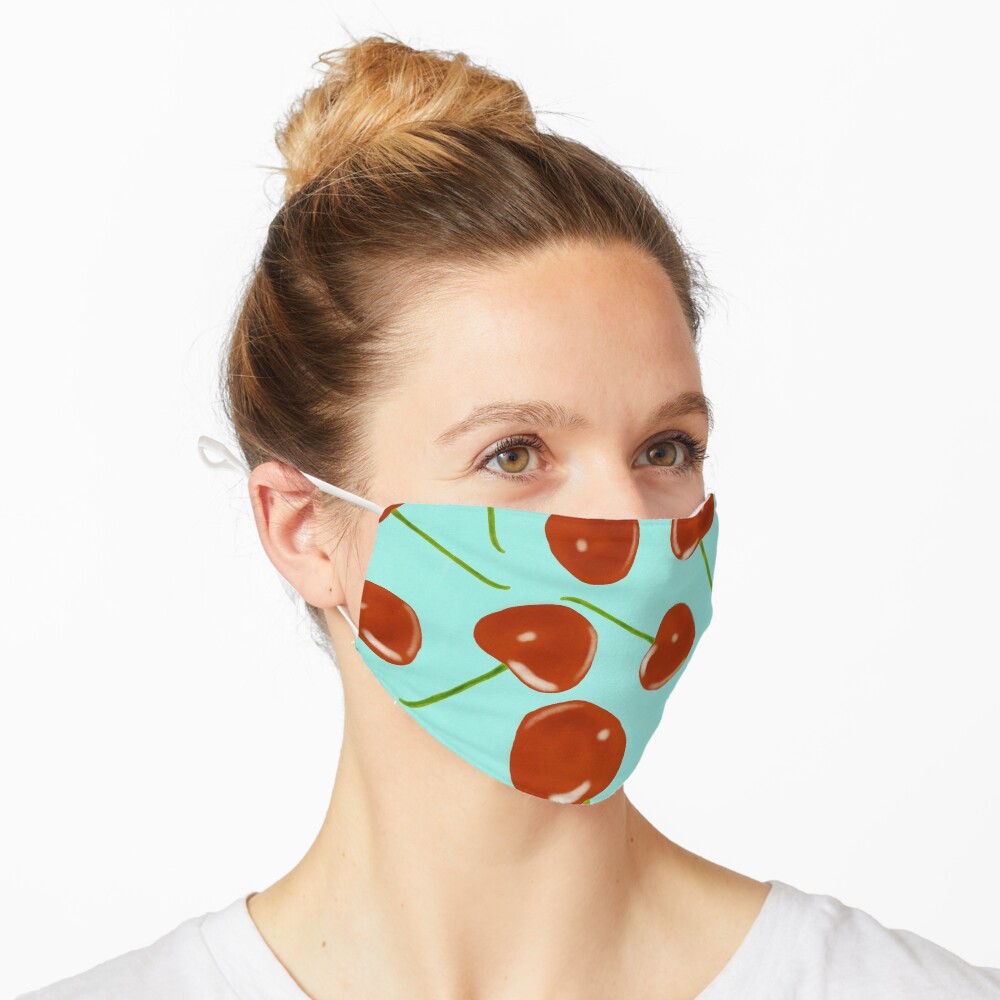 Cherry Blue Mask