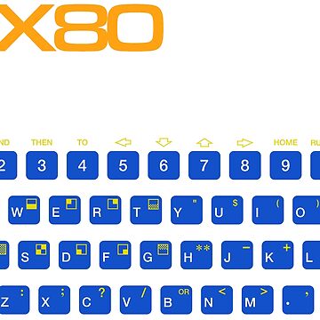 Artwork thumbnail, ZX80 Keyboard by squinter-mac