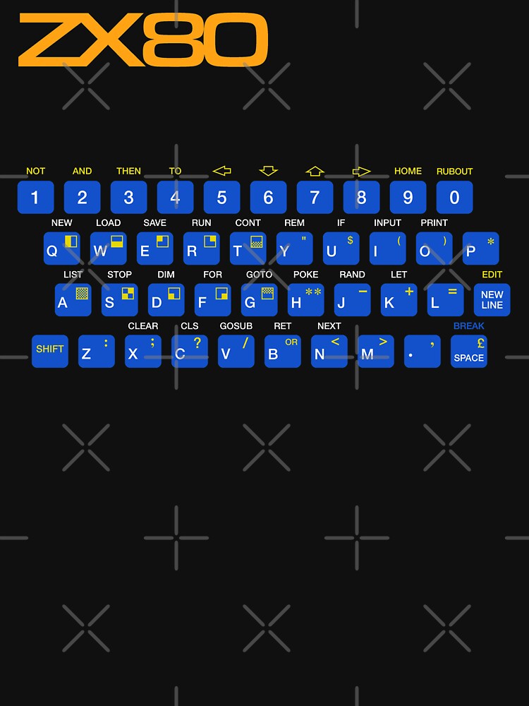 ZX80 Keyboard by squinter-mac