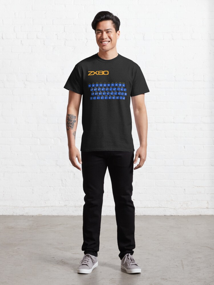 Alternate view of ZX80 Keyboard Classic T-Shirt