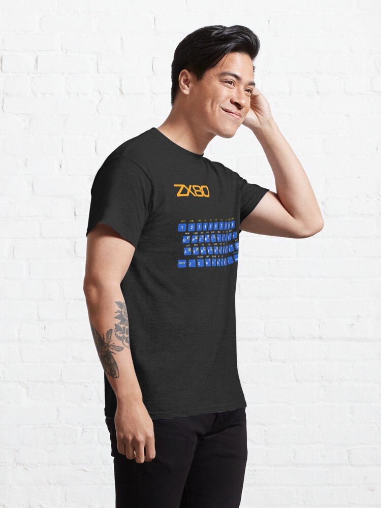 Alternate view of ZX80 Keyboard Classic T-Shirt