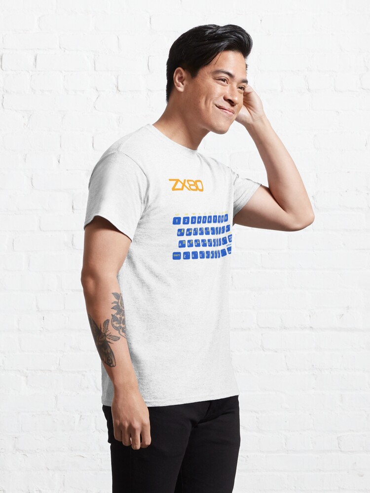 Alternate view of ZX80 Keyboard Classic T-Shirt