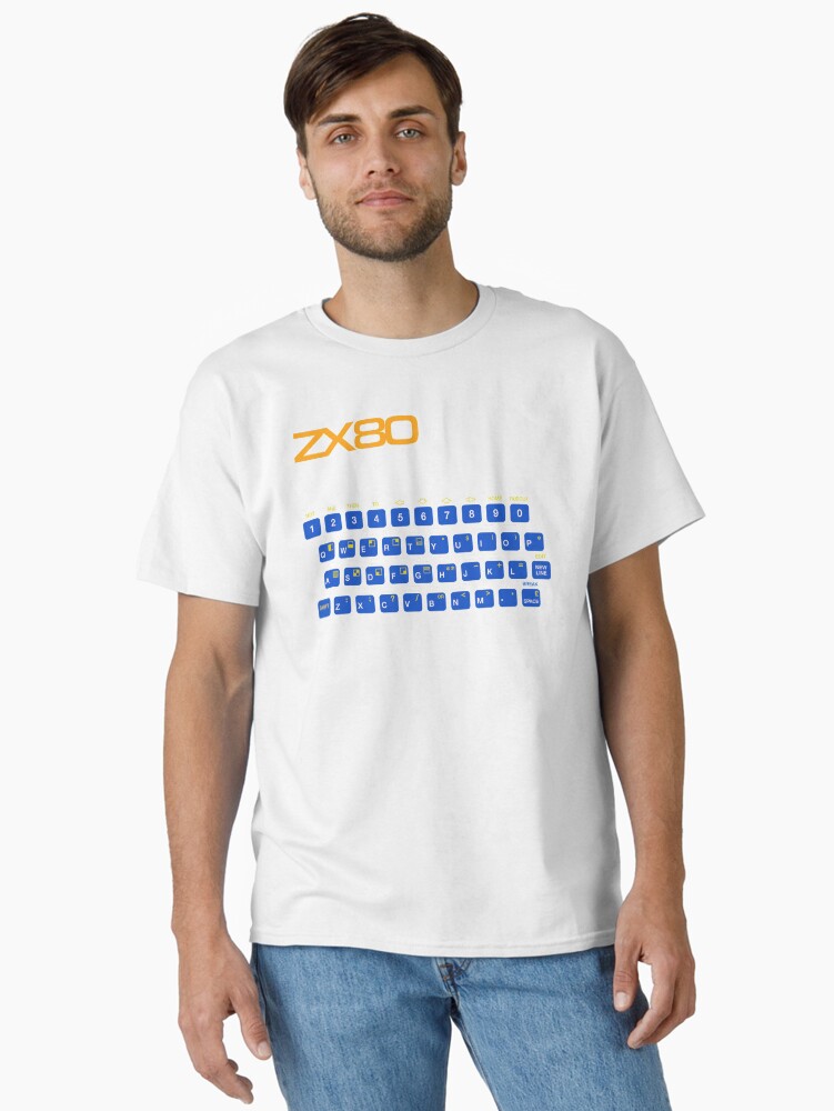 Thumbnail 1 of 7, Classic T-Shirt, ZX80 Keyboard designed and sold by squinter-mac.