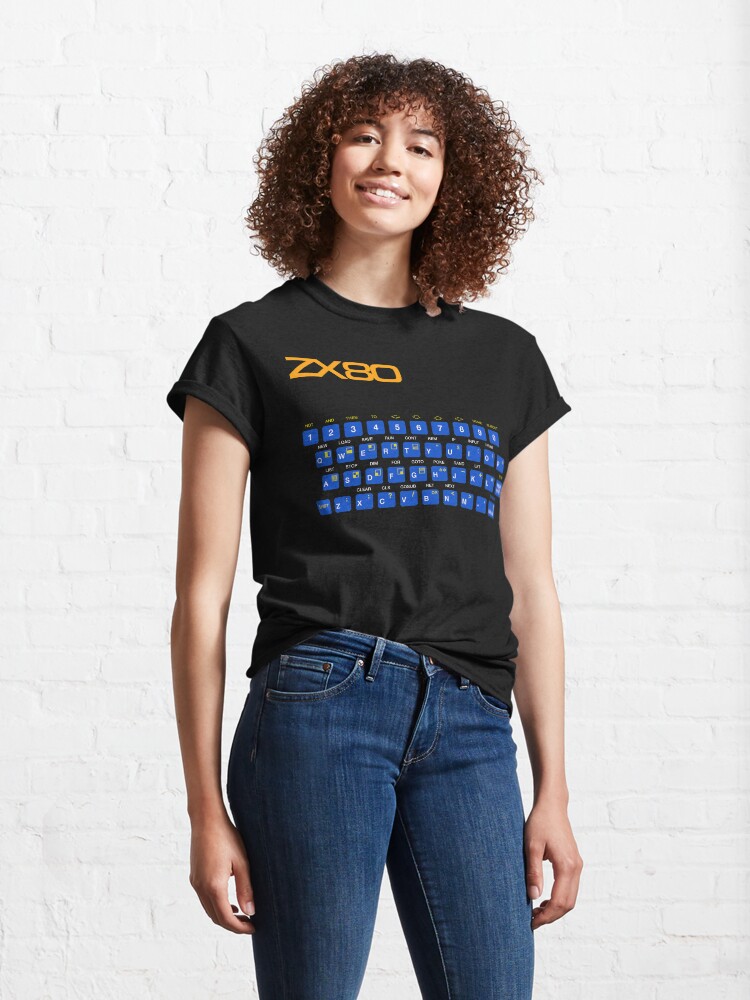Alternate view of ZX80 Keyboard Classic T-Shirt