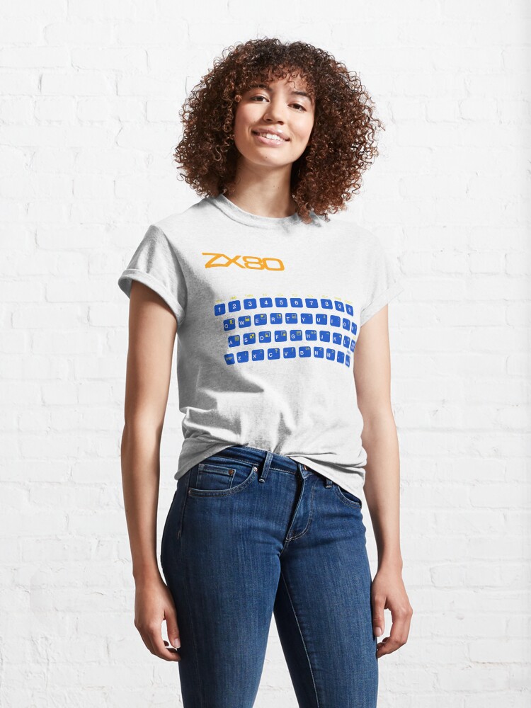 Alternate view of ZX80 Keyboard Classic T-Shirt
