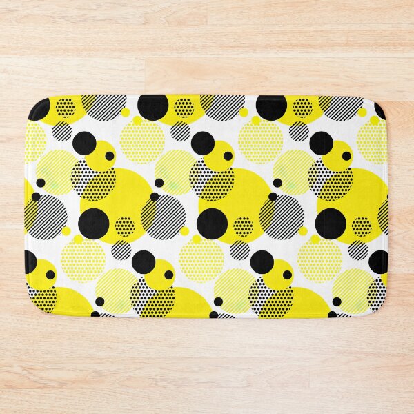 Item preview, Black, White and Yellow Polka dot, Black and White Polka dot Pattern, Black and White Polka dot Design, Polka Dot designed and sold by graphic-genie.
