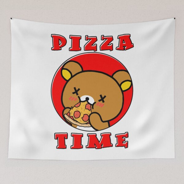 Item preview, Rilakkuma Relaxed Bear Pizza Time designed and sold by SweetiCrafts.