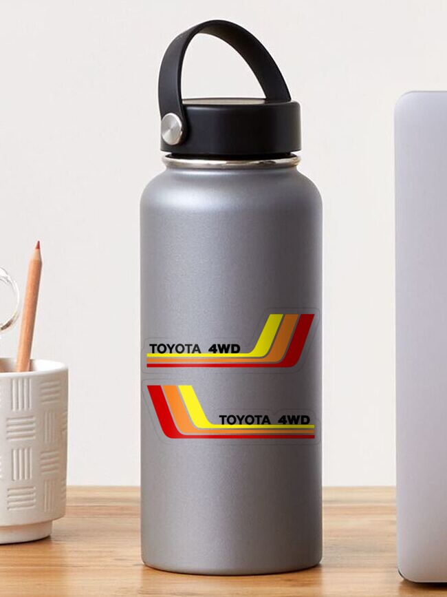 Vintage Toyota Racing Stripes 4WD Logo Pack - Transparent
