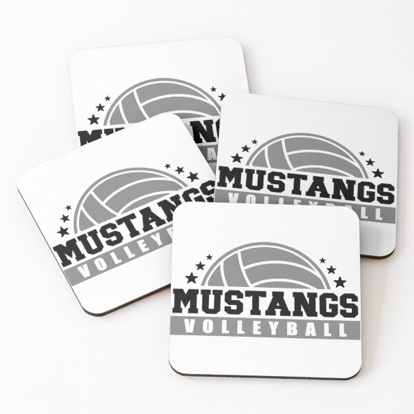 Item preview, Sports Jersey Mustangs Volleyball Coach Sports Team Spirit Wear Gift Idea print designed and sold by SweetiCrafts.
