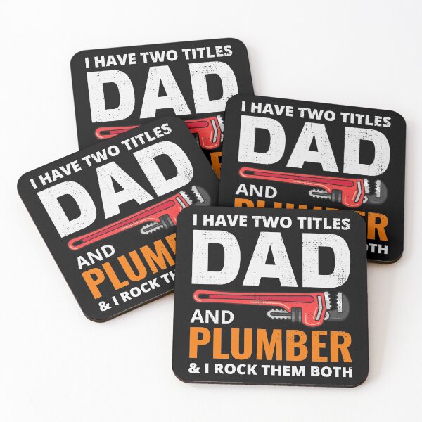 Item preview, Plumber Plumbing Craftsman Pipefitter Dad Fathers day designed and sold by CuteDesigns1.
