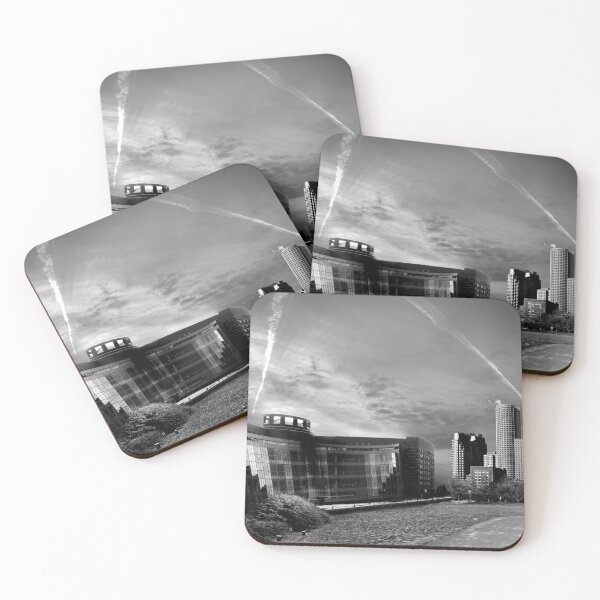Item preview, United States Courthouse and Rowes Wharf Dramatic Composite Image designed and sold by Stephen Orsillo.