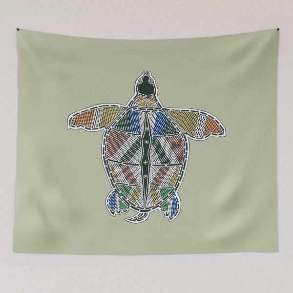 Item preview, Aborginal Art Turtle, Aborginal Merch, Aborginal Design designed and sold by TheOrbDesigns.
