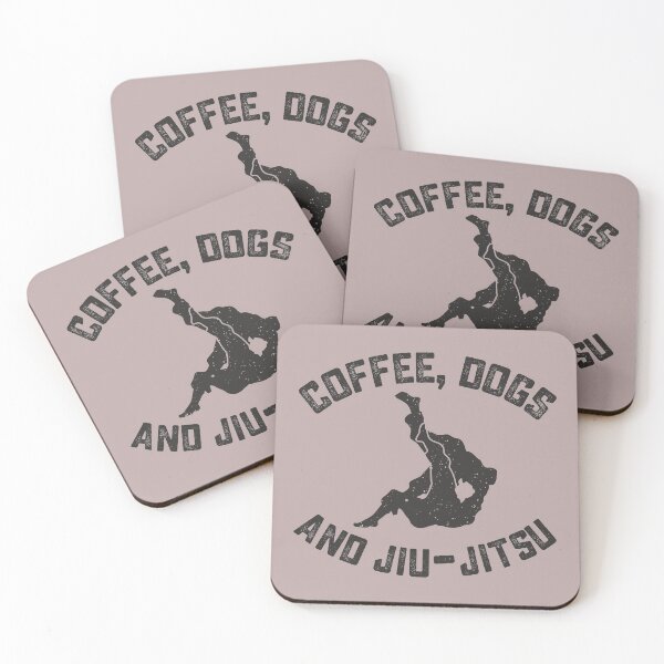 Artikelvorschau, Kaffeehunde und Jiu-Jitsu BJJ Fighter Lover Coach Lustiges Geschenk entworfen und verkauft von alenaz.