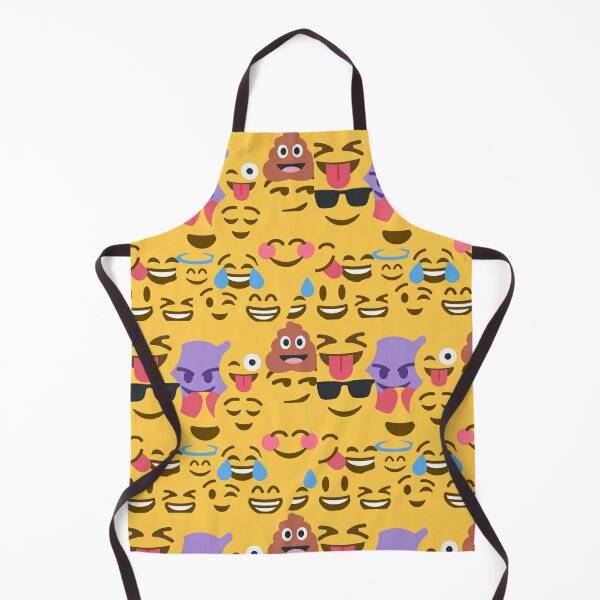 Emoji Faces Aprons Redbubble