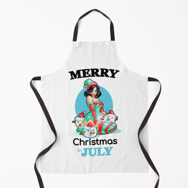 Item preview, Merry Christmas in July Summer design with print Beautiful girl in pin-up style designed and sold by AnnaRuz.
