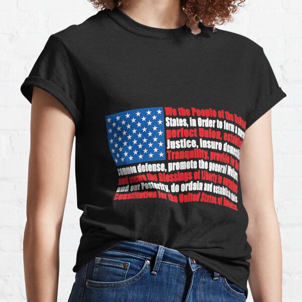 Item preview, USA Flag T Shirt We The People Constitution designed and sold by JaneGuerrero.