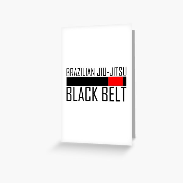 BJJ black belt - Brazilian Jiu-jitsu Greeting Card