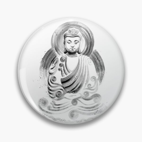 Item preview, Budha Placid ink style designed and sold by theskulstudio.