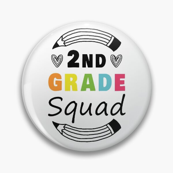 Item preview, 2nd Grade Squad Second Grade Teacher Student Back to School Gift Idea / Colored designed and sold by Chamssou.