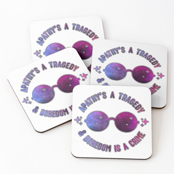Item preview, Bo Burnham Sticker - Apathy's a Tragedy and Boredom is a Crime designed and sold by Uncer59.