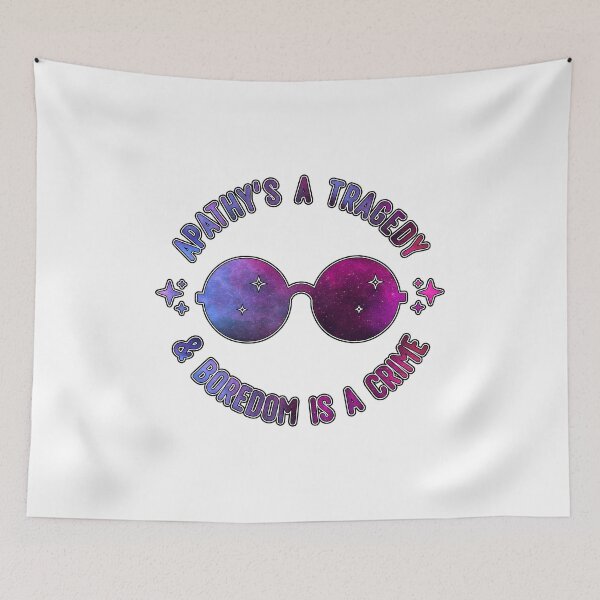 Item preview, Bo Burnham Sticker - Apathy's a Tragedy and Boredom is a Crime designed and sold by Uncer59.