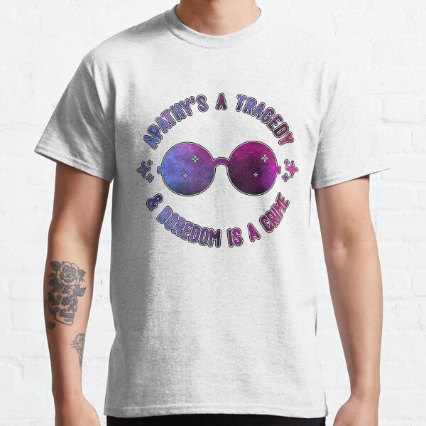 Bo Burnham Sticker - Apathy's a Tragedy and Boredom is a Crime Classic T-Shirt
