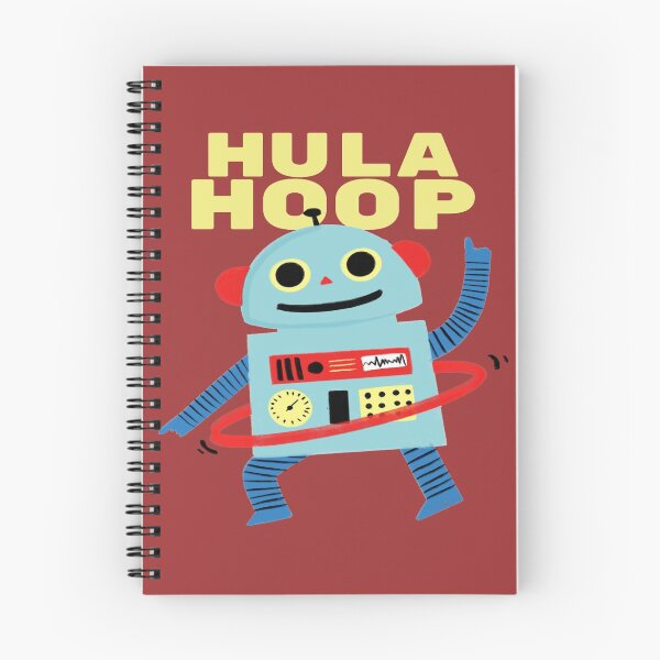 Item preview, CUTE  HULA HOOPING  ROBOT  designed and sold by RetroPlaceee.