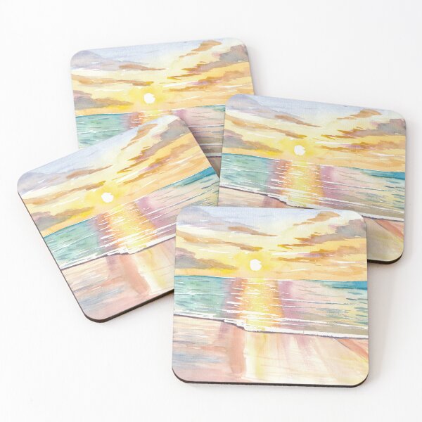 Item preview, Tropical Sunset in Quiet Bay in Hawaii designed and sold by artshop77.