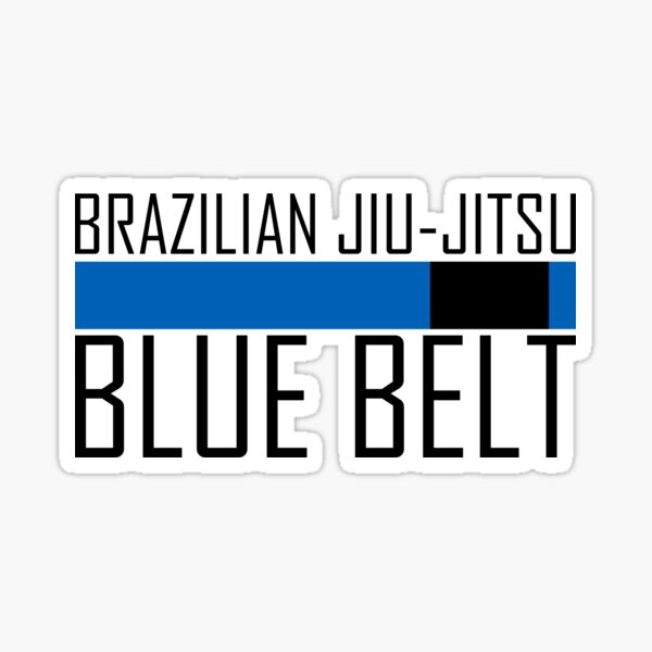 BJJ blue belt - Brazilian Jiu-jitsu Sticker